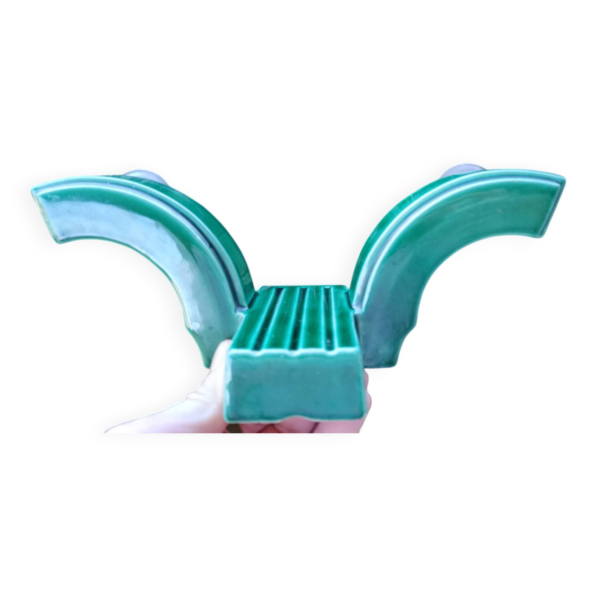 1950 ceramic wall light