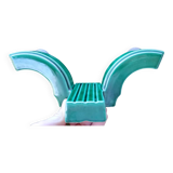 1950 ceramic wall light