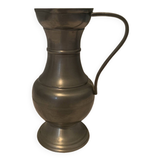 Pewter pitcher