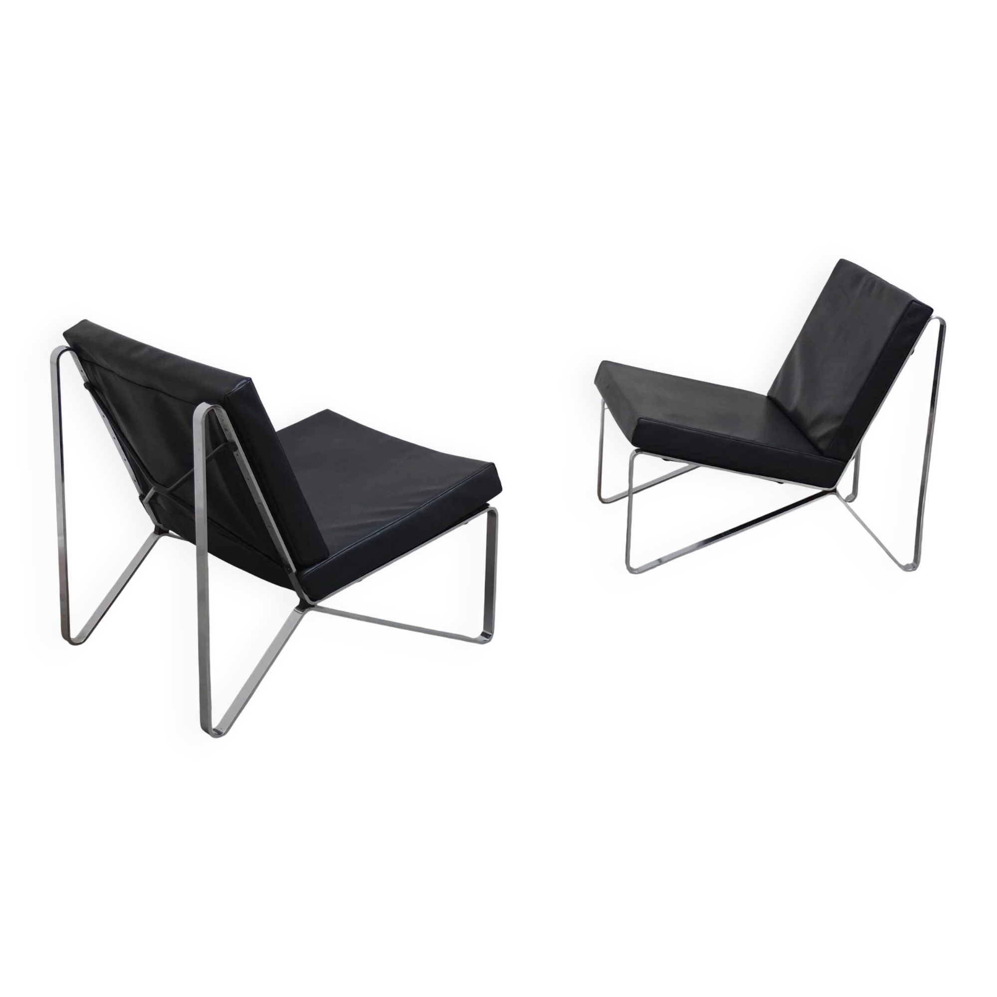 Pair of easy chairs by Hartmut Lohmeyer for Mauser Werke Waldeck, 1957