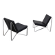 Pair of easy chairs by Hartmut Lohmeyer for Mauser Werke Waldeck, 1957