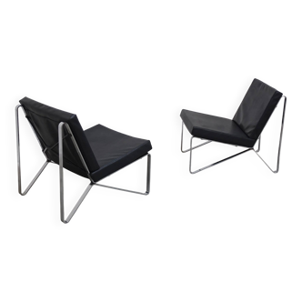 Pair of easy chairs by Hartmut Lohmeyer for Mauser Werke Waldeck, 1957
