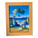 Hard canvas oil painting