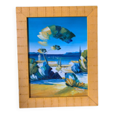 Tableau huile dur toile