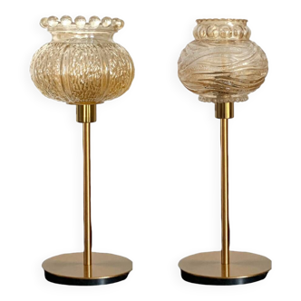 Duo of table lamps the King and the Queen