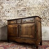 Buffet In Natural Wood Regional Work in Louis XV Style from the 19th Century