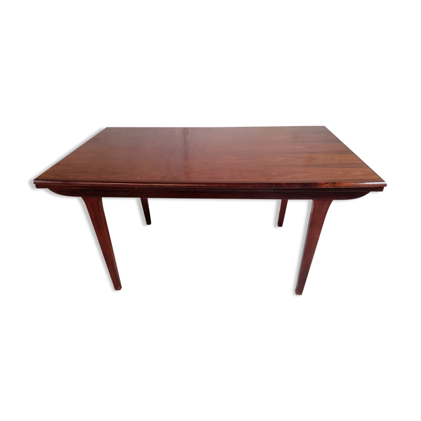 Table teck avec rallonges