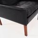 Fauteuil en palissandre, design scandinave, années 1960, designer : Hans Olsen, production : Danemark