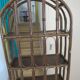 Retro-vintage-Low sideboard-library - cane-wood-rattan-1960s