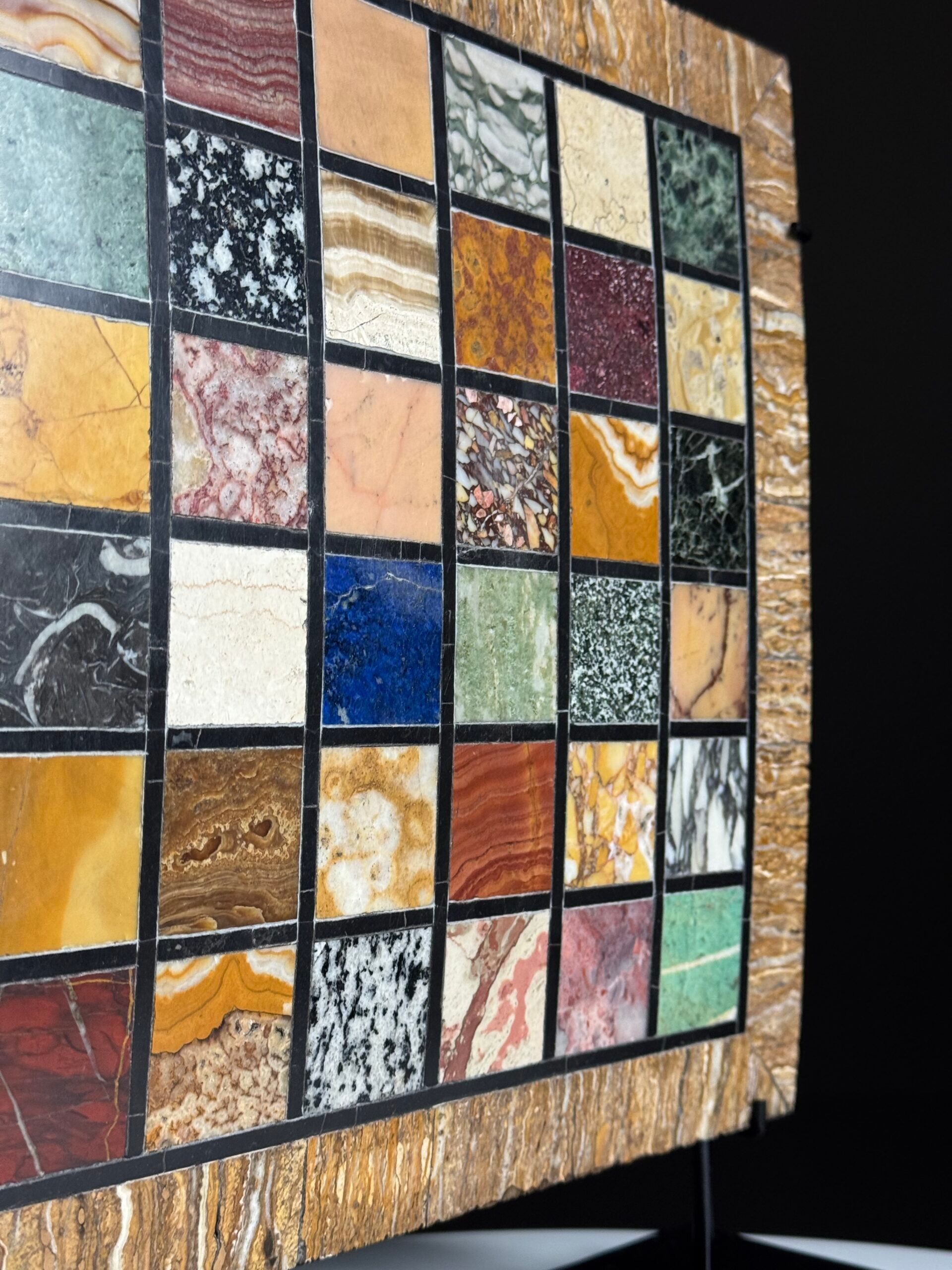 Grand tour marble specimen tablet 19th century