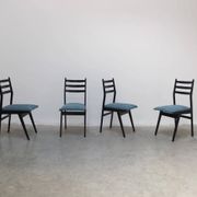 Set of 8 'S4' dining chairs by Alfred Hendrickx for Belform, 1950s