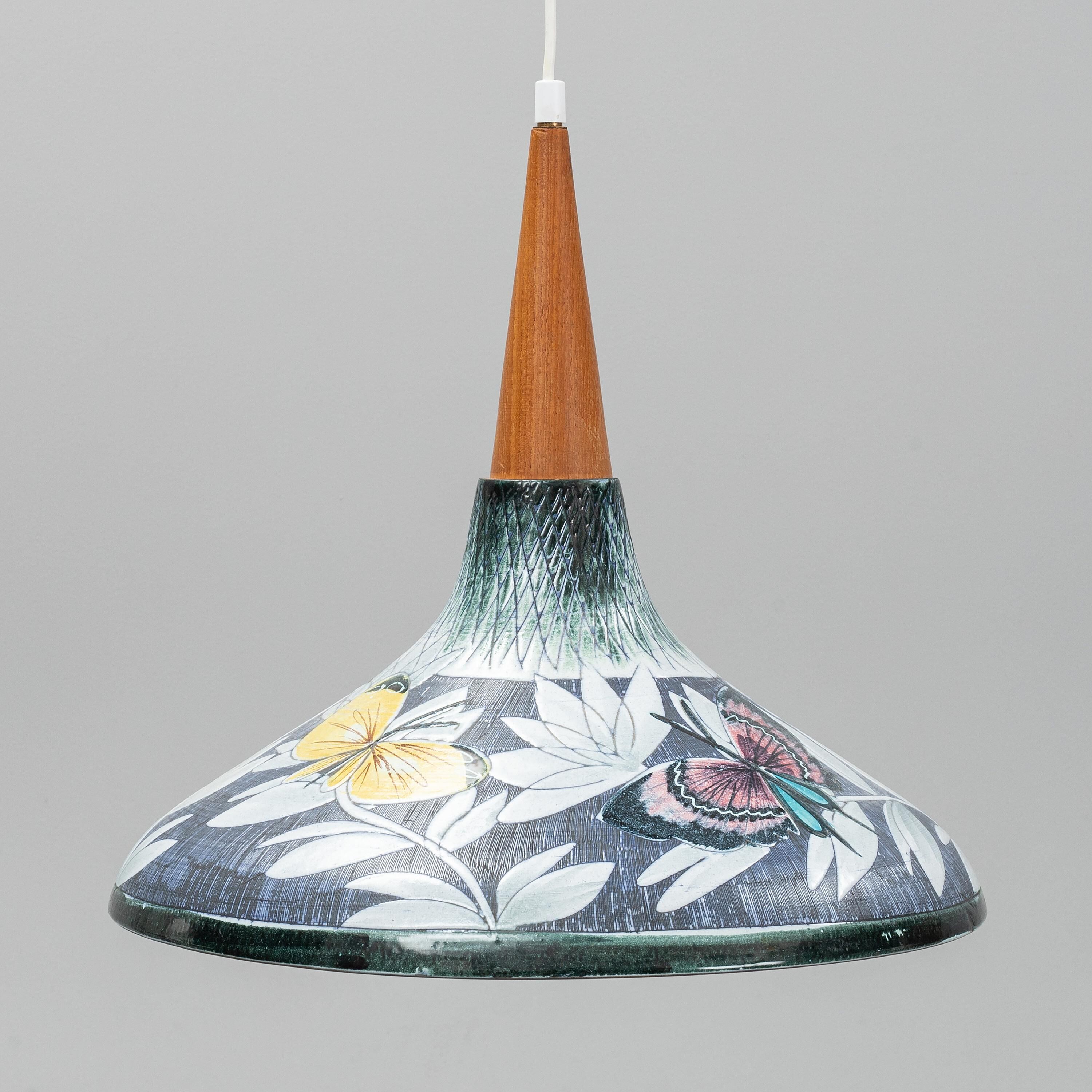 Suspension lamp Marian Zawadsky Lamp for Tilgman, Sweden, 1950