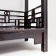 Vintage Chinese four-level lacquered wooden bookshelf - 20th century