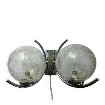 Rare Mid-Century Wall Lamp in the Style of Gaetano Sciolari, Italy, 1970s