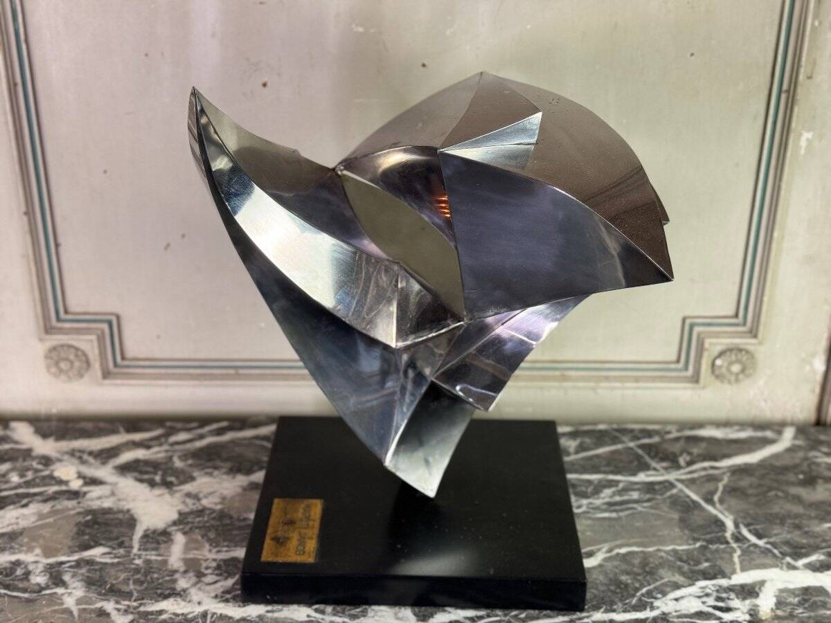 Steel sculpture, Janos Maróti, Hungary, 1984