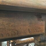large old walnut farmhouse table