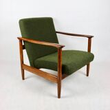 GFM-142 Chair in Olive Bouclé attributed to Edmund Homa, 1970s