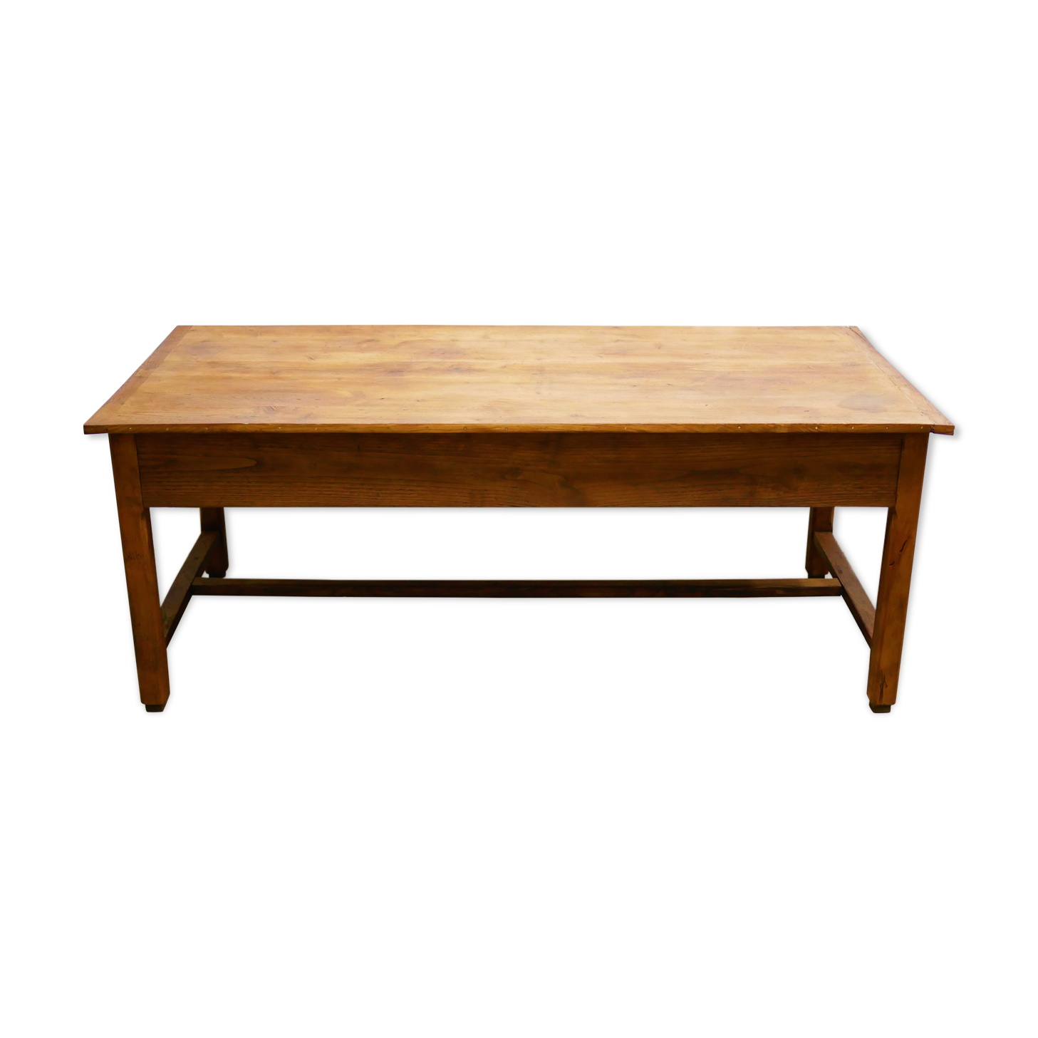 Vintage wooden farmhouse dining table
