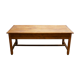 Vintage wooden farmhouse dining table