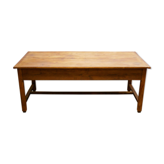 Vintage wooden farmhouse dining table