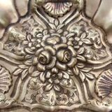 Chiseled and Embossed Cast Bronze Centerpiece / Bowl, Italy