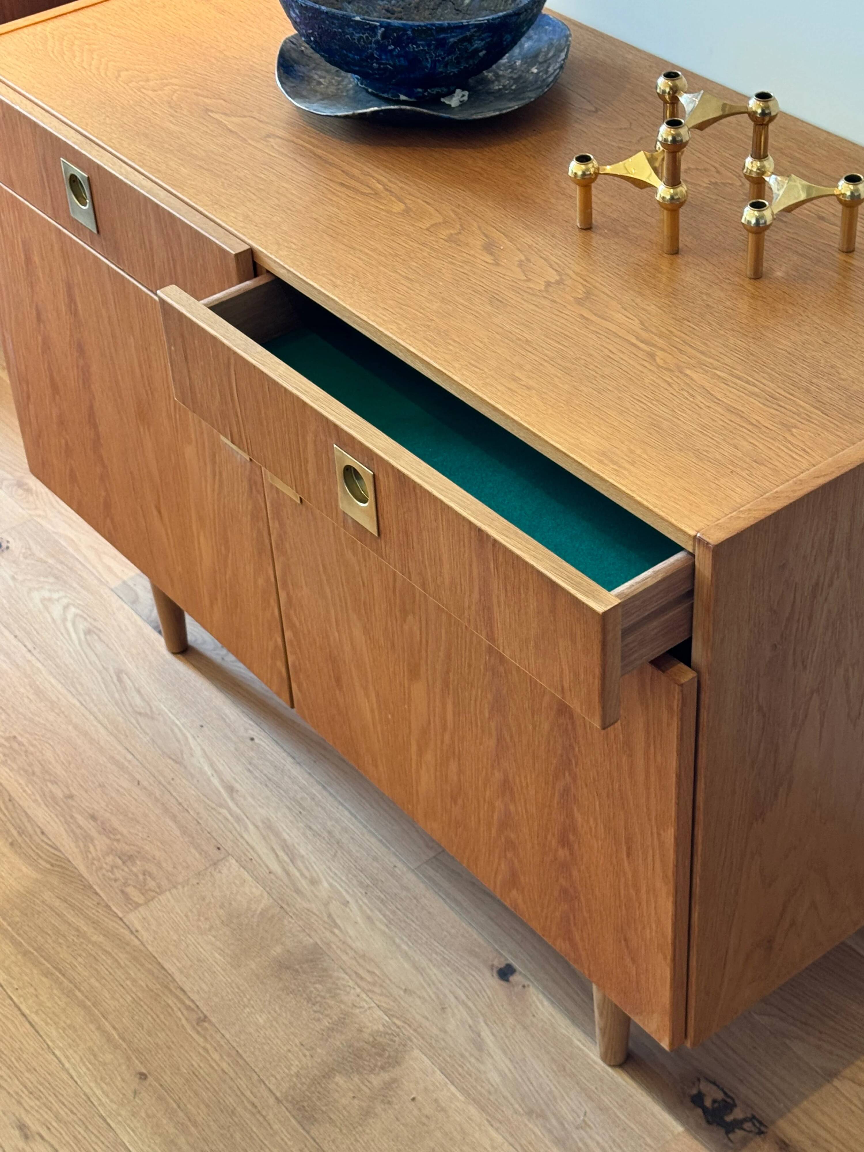 Vintage Scandinavian oak sideboard "Stina"