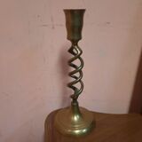 Golden candle holder
