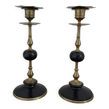 Pair of Napoleon III candlesticks
