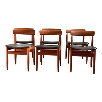 6 Danish chairs Farso Stolefabrik