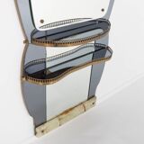 Italian Mid-Century Modern Full Length Mirror from Crystal Art, 1960s