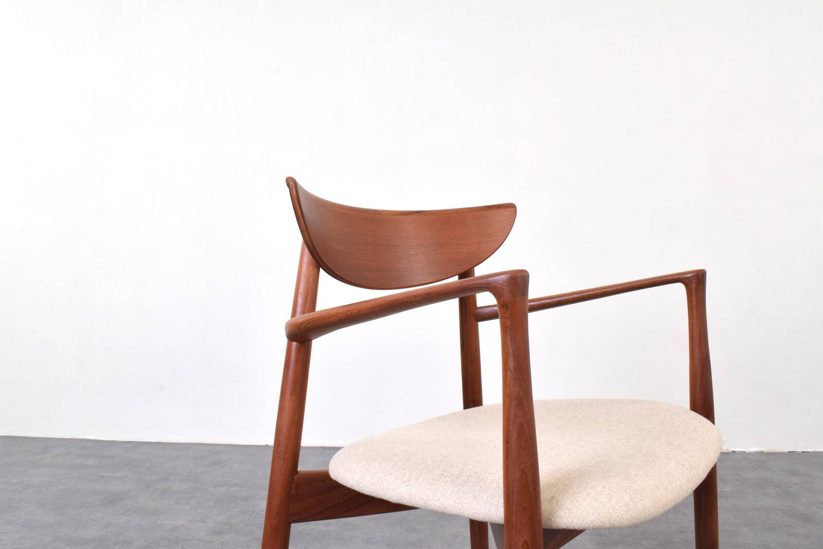 Fauteuil Mid-Century en Teck par Harry Østergaard pour Randers Møbelfabrik, 1960