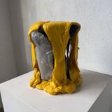 Resin fish sculpture