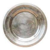 Plat circulaire Christofle en métal argenté