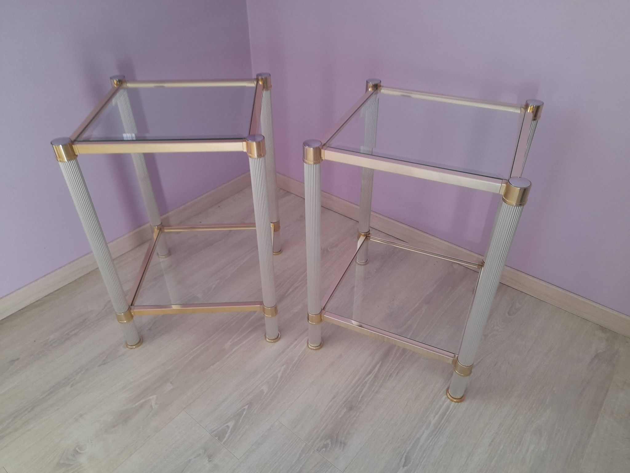 Paires de tables basses bouts de canapé