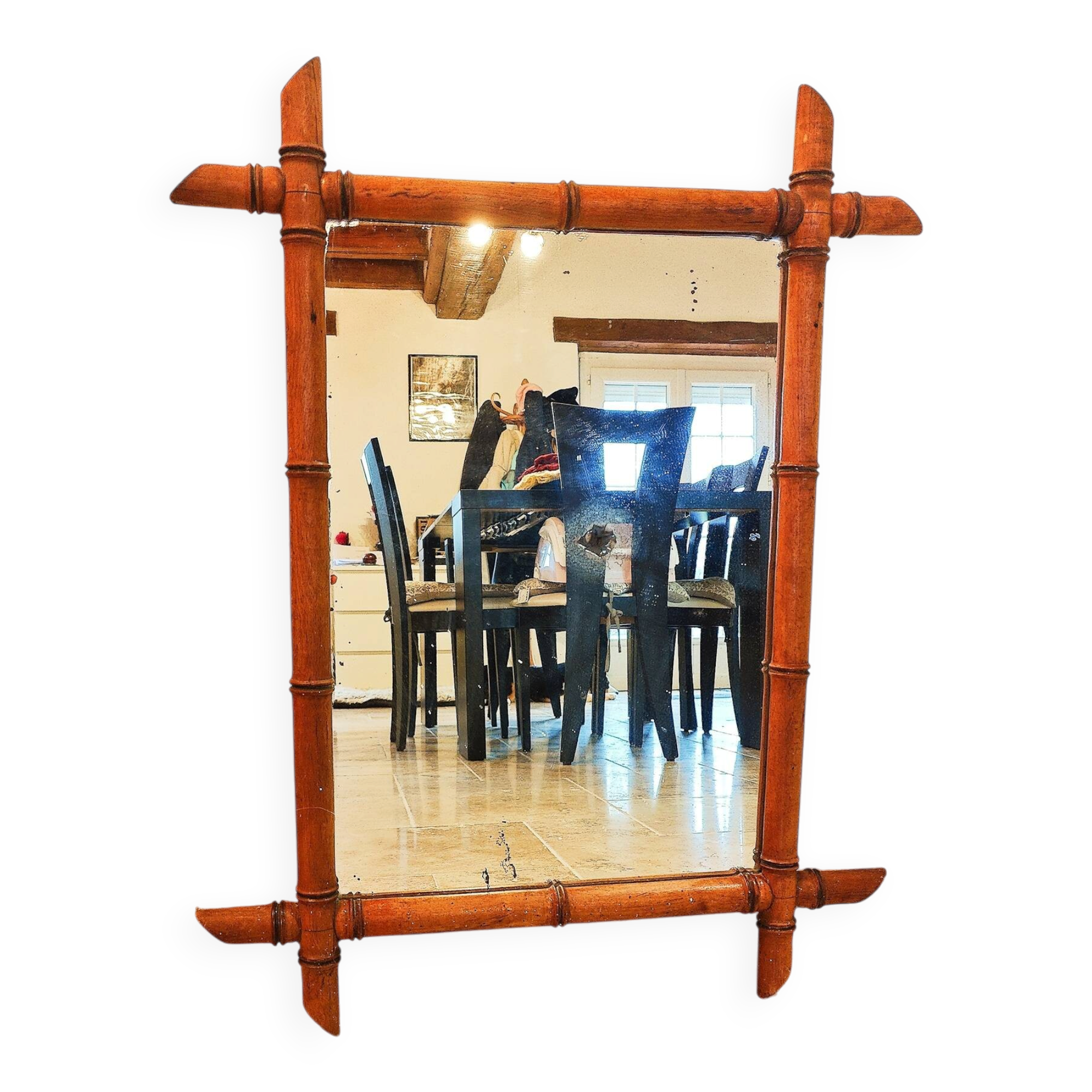 Antique bamboo mirror (17)