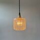 Pair of old vintage granite glass pendants