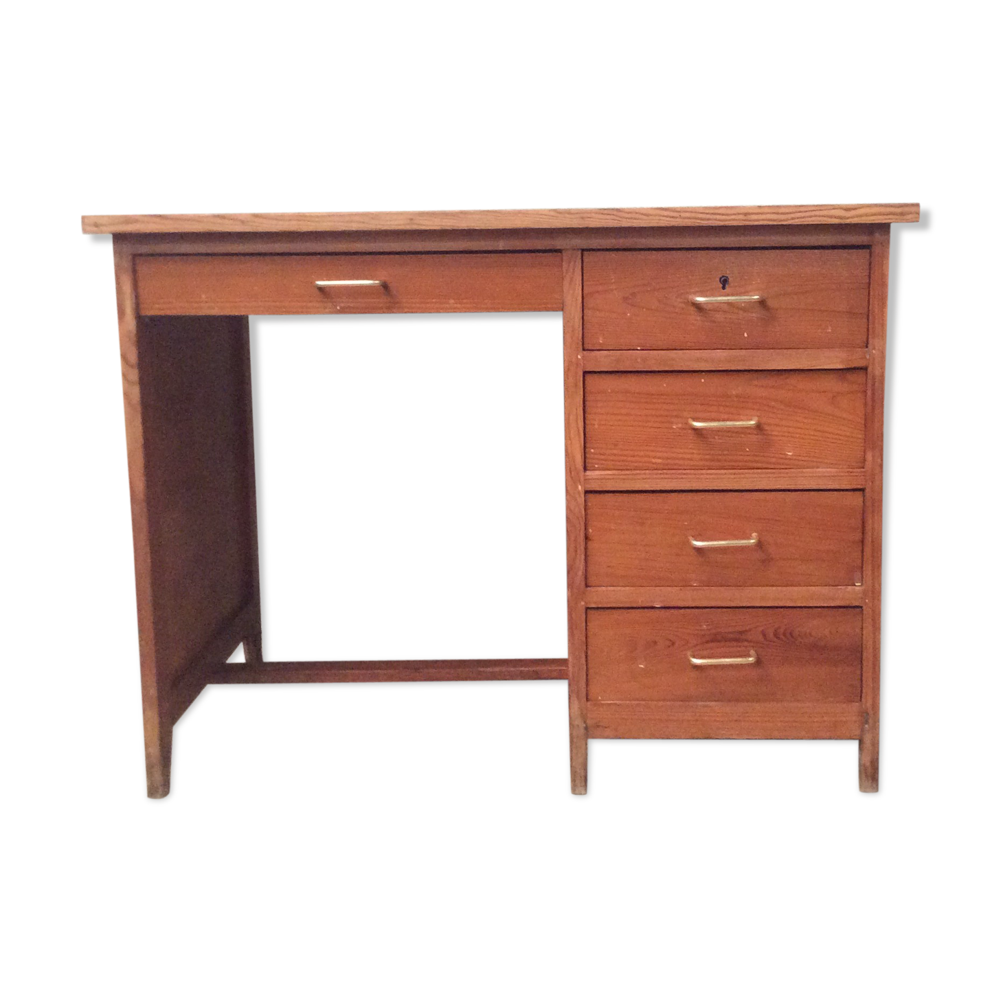 Vintage oak office 1960