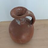Terracotta amphora vase