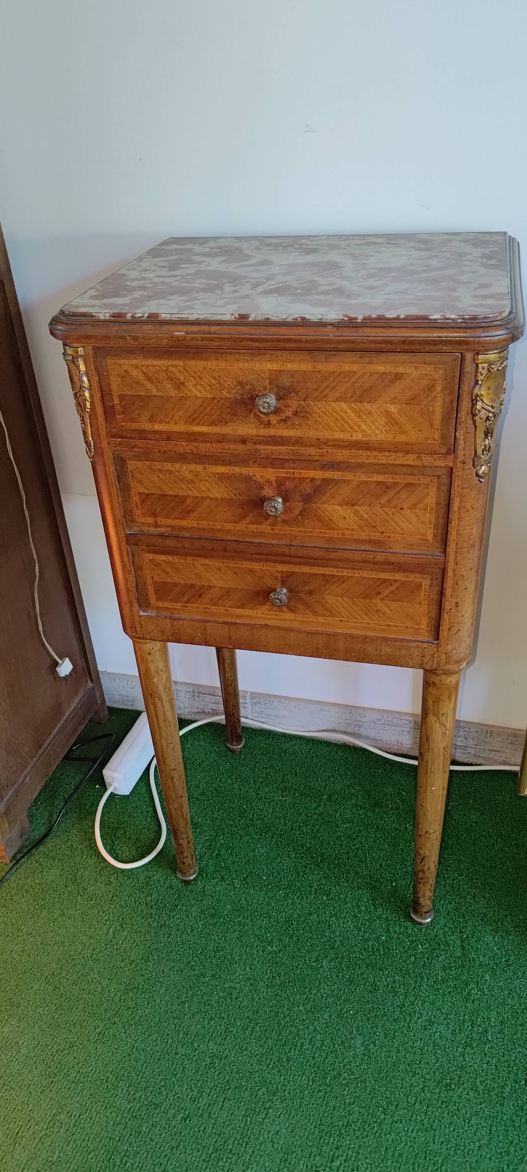 19th-century bedside or side table