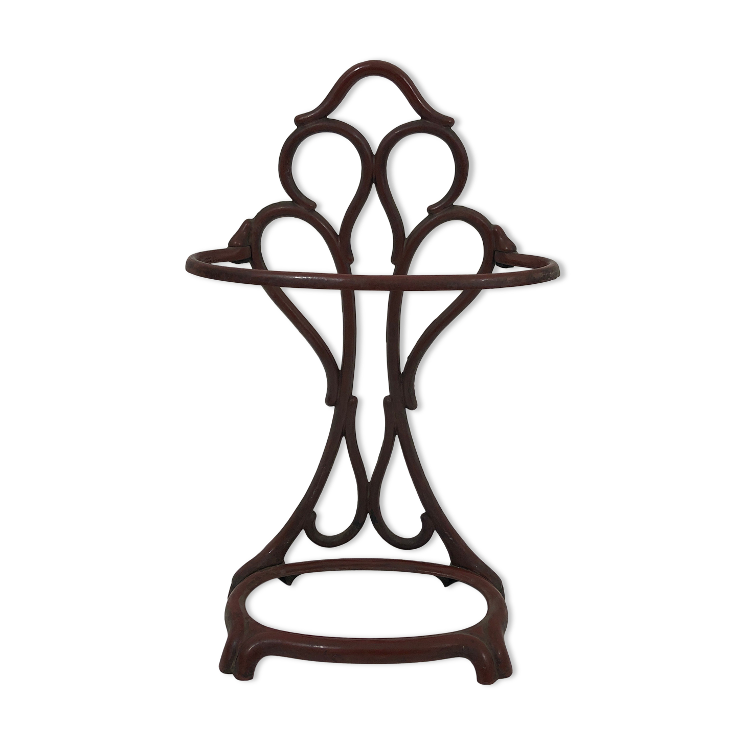 Red-cast iron umbrella door