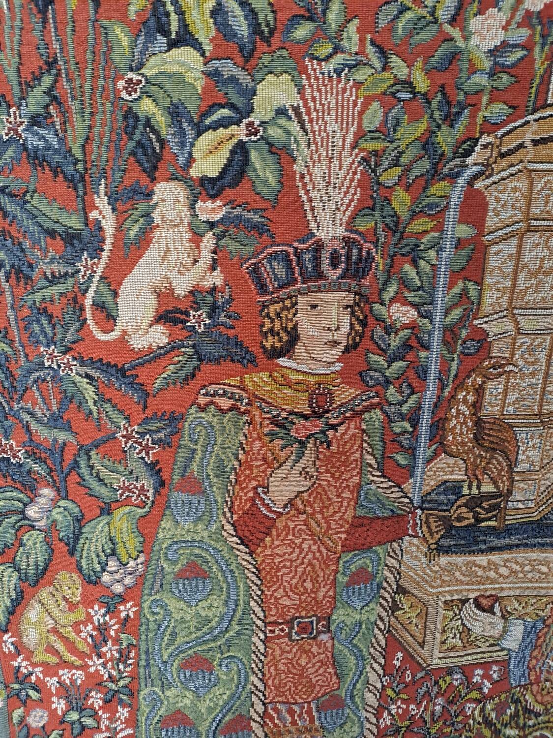 Wall Tapestry “Le Roman De La Rose” Signed.