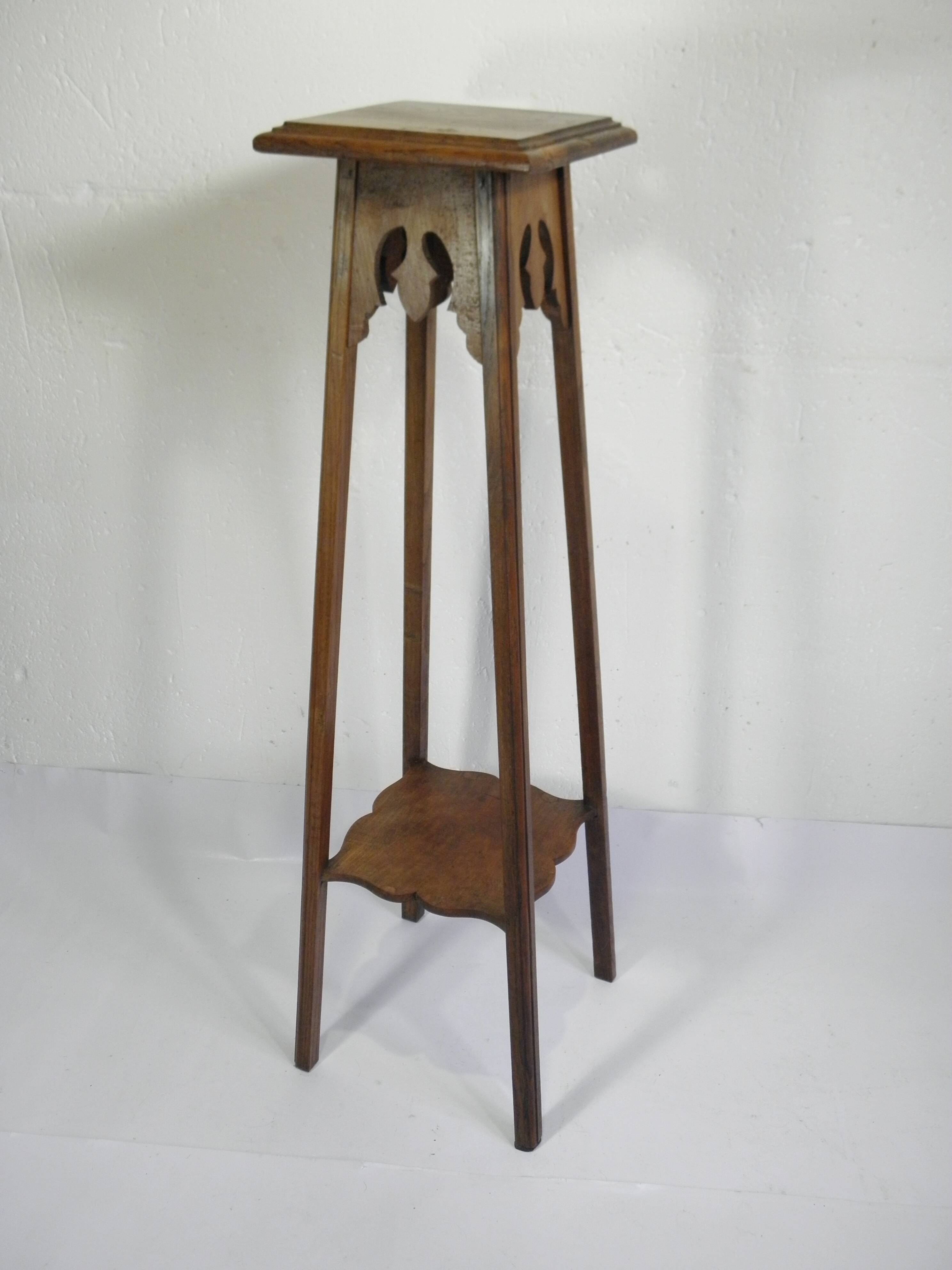 Wooden stool 103 cm - early 20th century