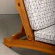 Hans J. Wegner AP71 Lounge Chair, Oak and Graphic fabric for AP Stolen, Den