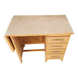pretty sanded wood children's desk from the 1940s