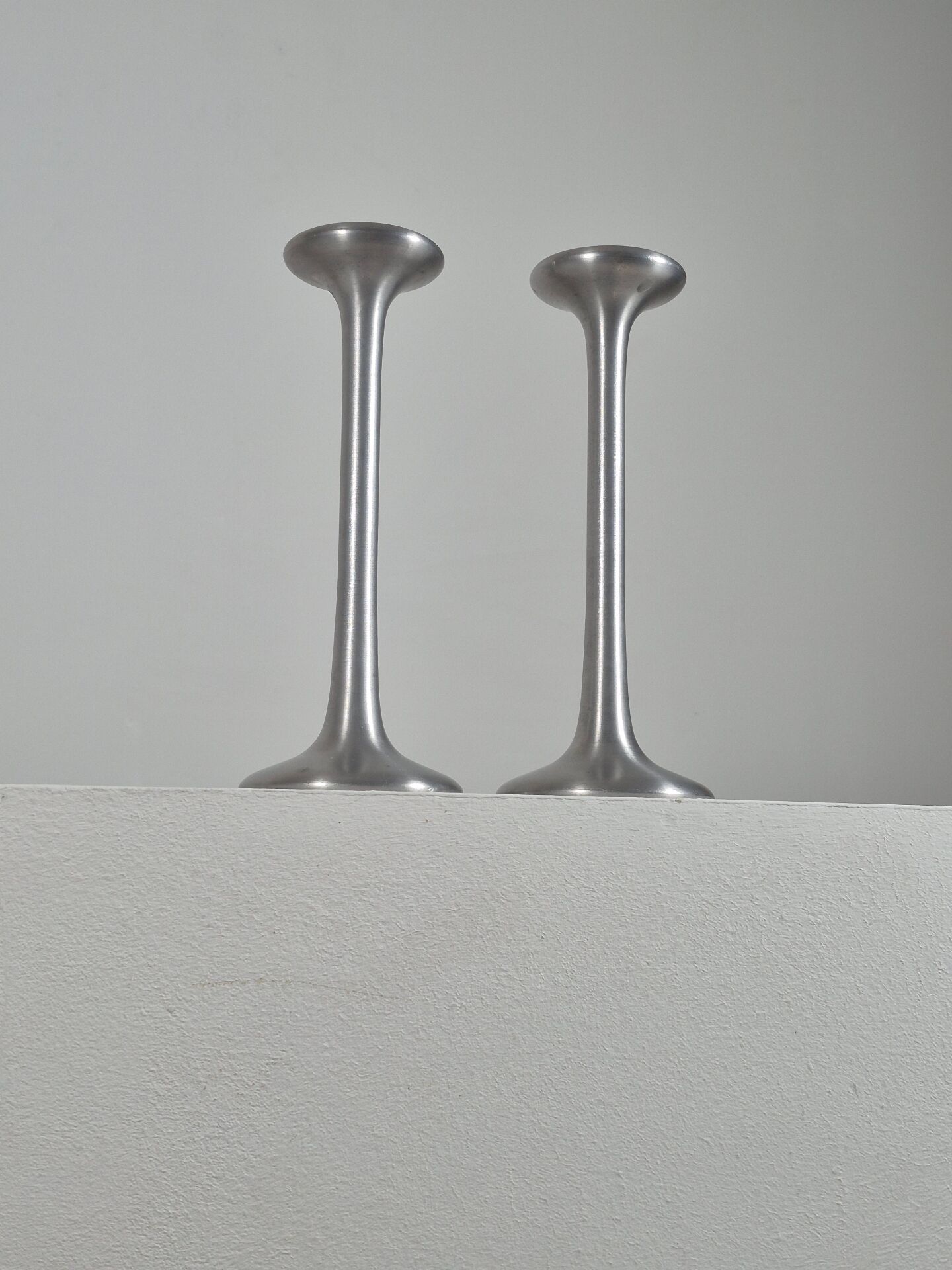 Vintage pair of postmodern candlesticks by Carl Österjam Ikea