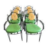 Suite of 4 bar chairs from the 50s/60s