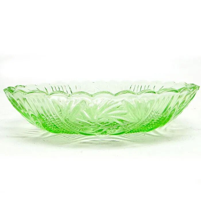 I3t green hydrangea plate art deco