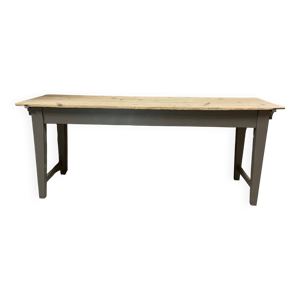 Table de ferme relookée - charme