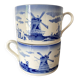 Antique tea or chocolate cups from Badonviller.