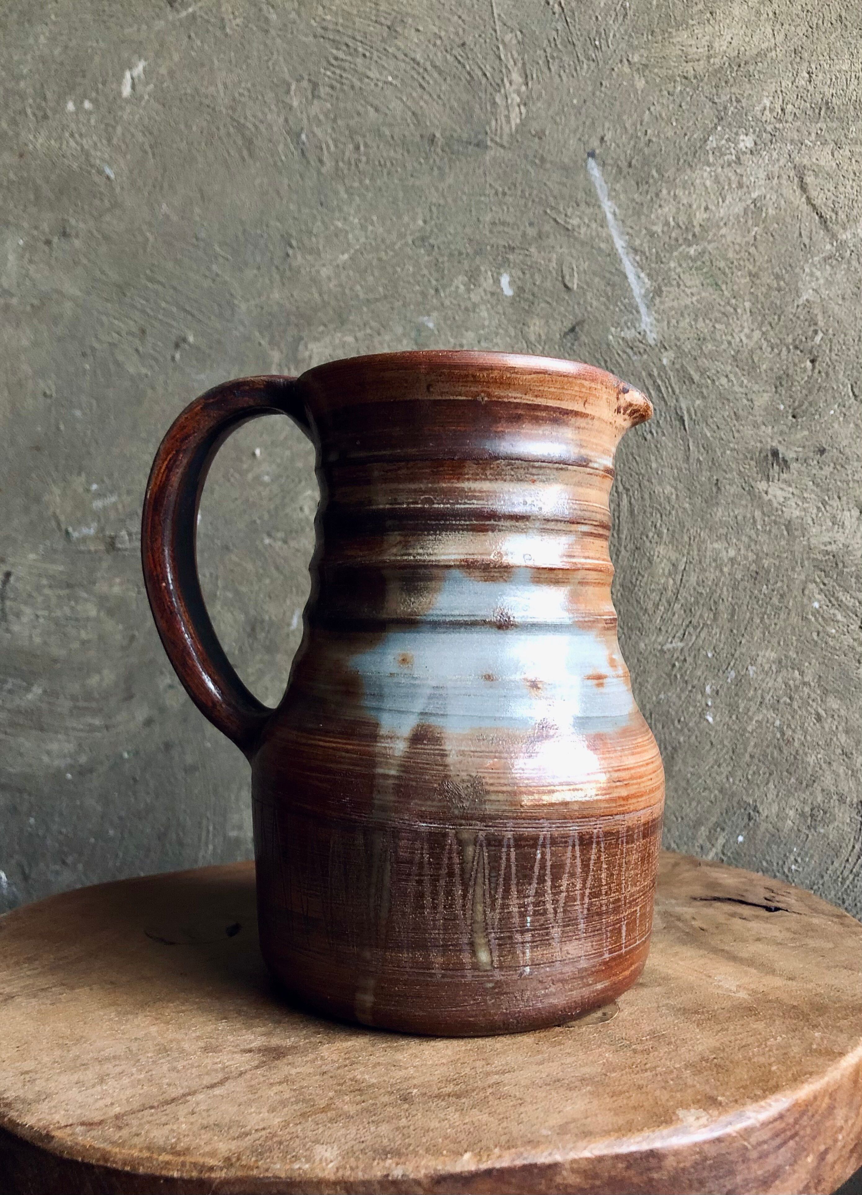 Handcrafted pitcher "The Potter's House" 1960-70
